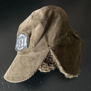 Boys MEXX Brown Corduroy Trapper Hat One Size